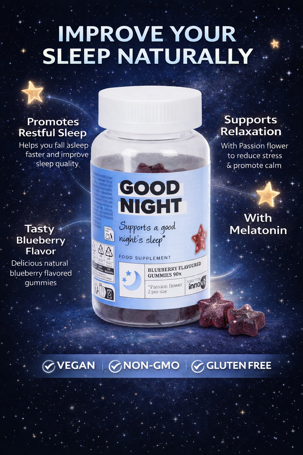 Innovit Good Night Gummies x90 - Image 2