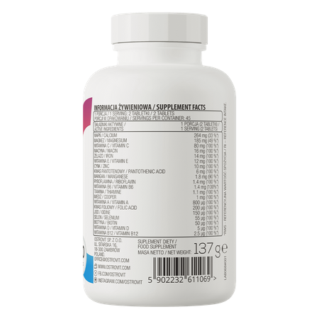 OstroVit Multivitamin 90 Tabs - Image 2