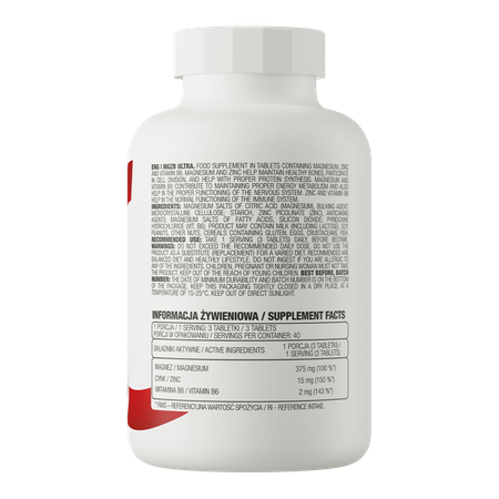 OstroVit MgZB Ultra 120 Tabs - Image 2