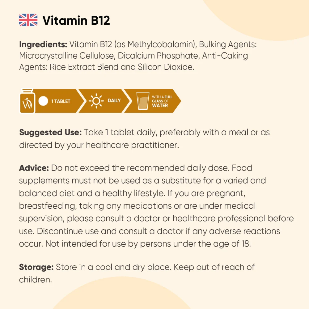 Vitamin B12 - 450 Tablets - Image 6