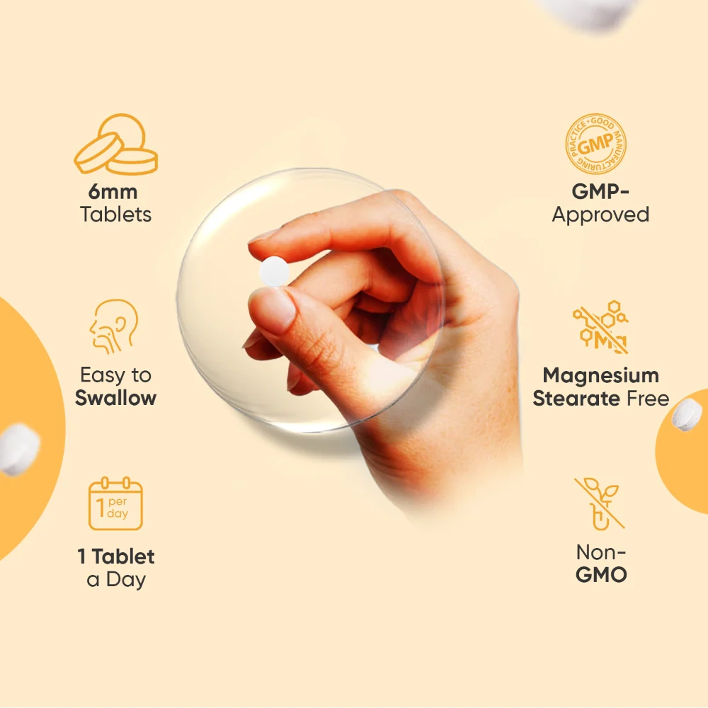 Vitamin D3 + K2 (MK7) 365 Tablets - Image 3